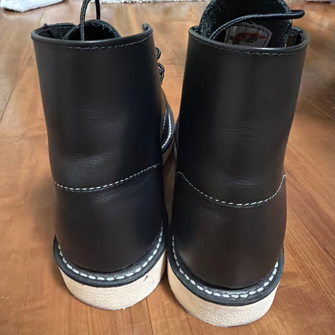 レッドウィング8165黒いレザー ハイカットブーツ