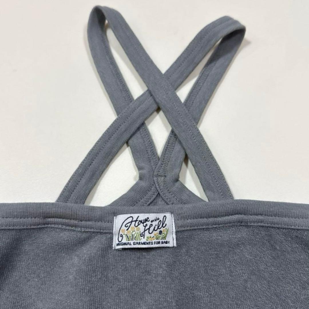 naru　hh 花柄tops サスペンダー 80