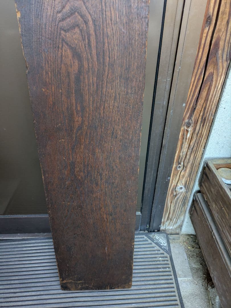 「古い木製看板　センキン最上醤油」醸造元岡本瀧三郎