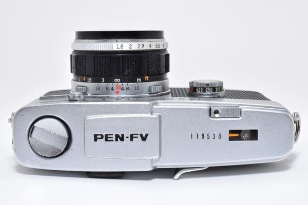 フィルムカメラ Olympus Pen FV F-zuiko AUTO-S 38mm F1.8