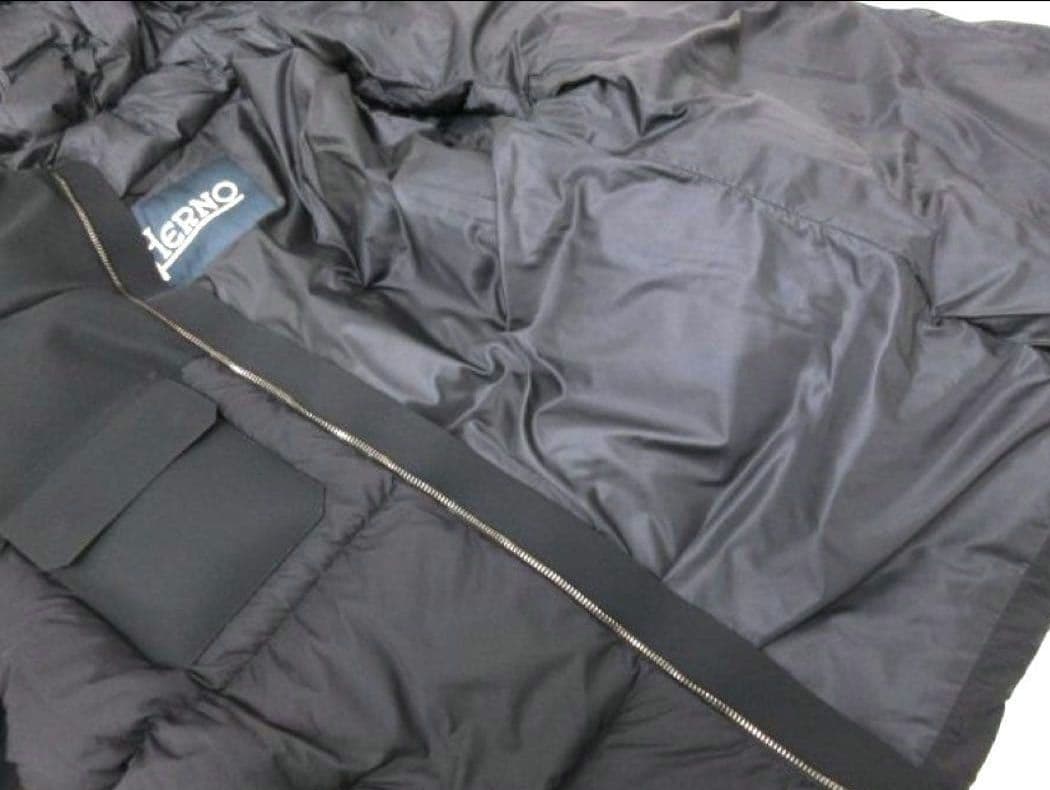 牛*乳様 【美品】ヘルノ HERNOハイテク フード付ダウンジャケット 48