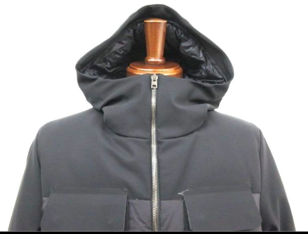 牛*乳様 【美品】ヘルノ HERNOハイテク フード付ダウンジャケット 48