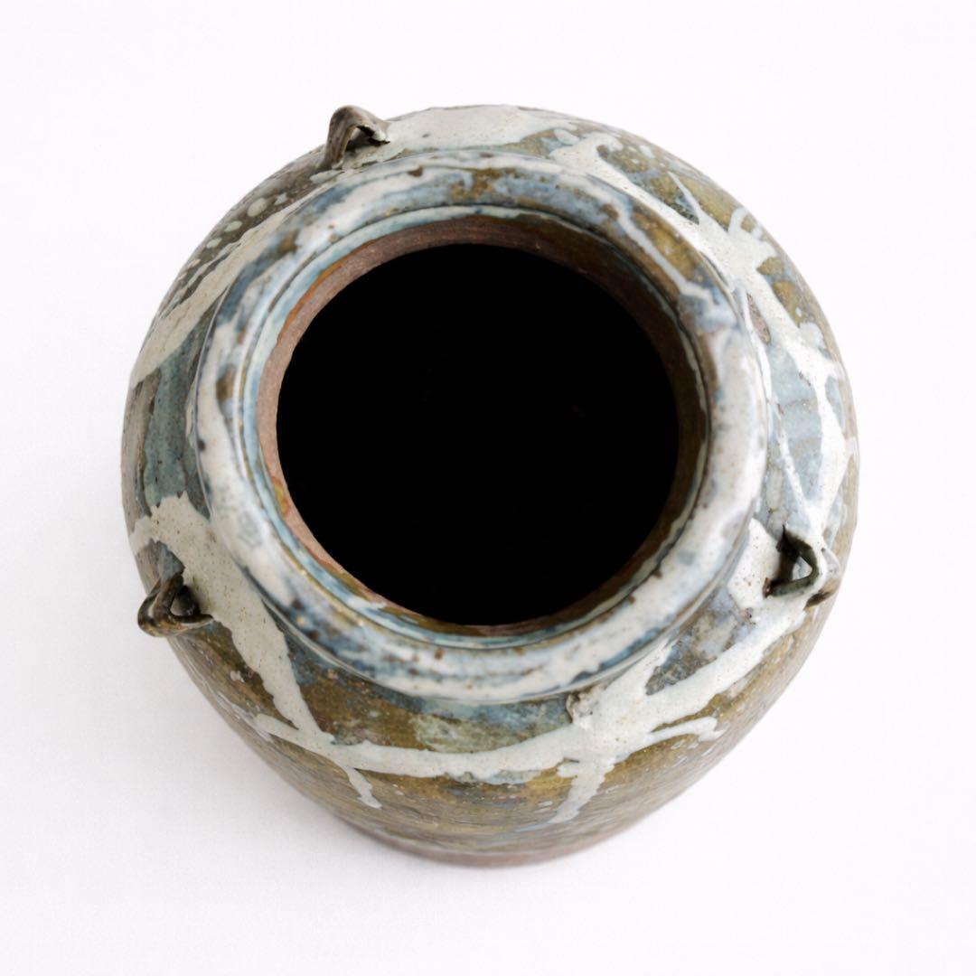 小代焼 大壺 高さ44cm 直径約34cm 民藝 古陶 骨董