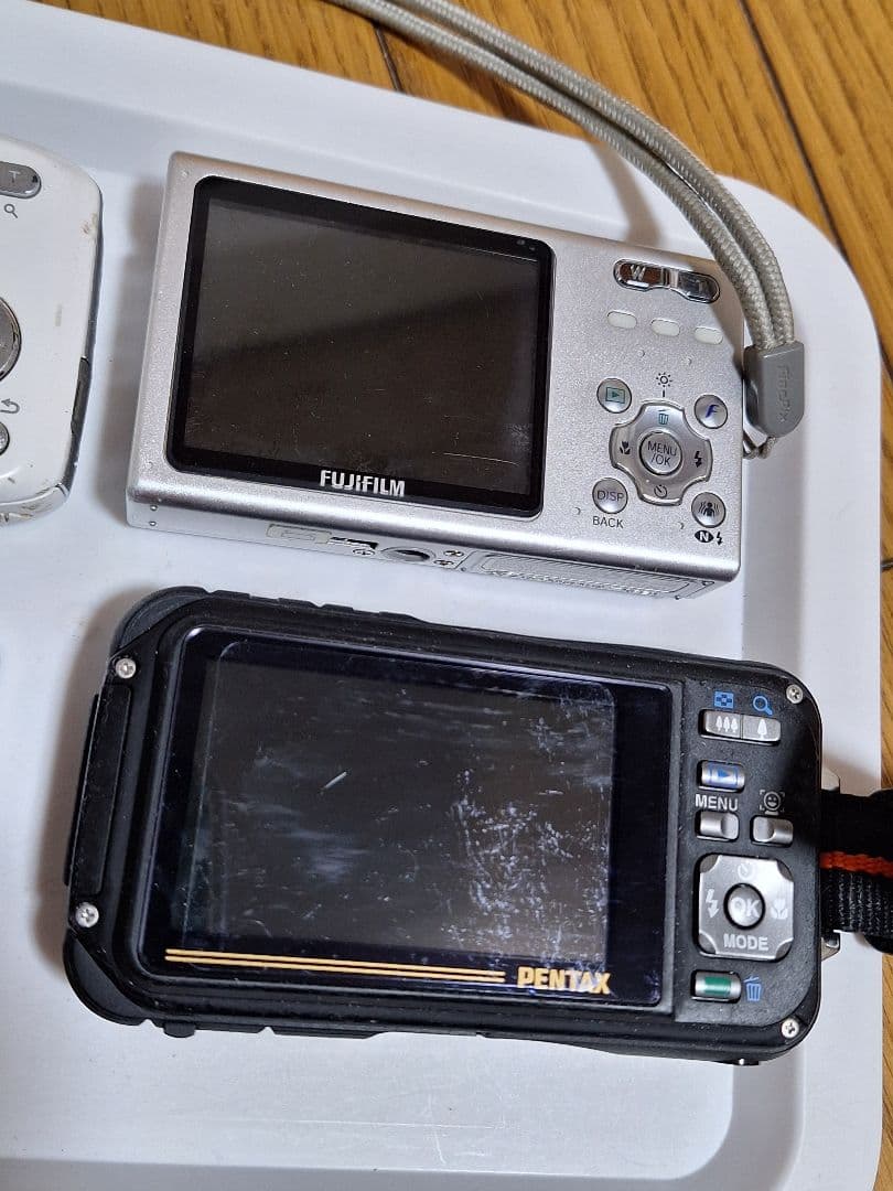 デジカメ多種4台まとめ売り完全故障品部品取りリペア専用❗使用不可