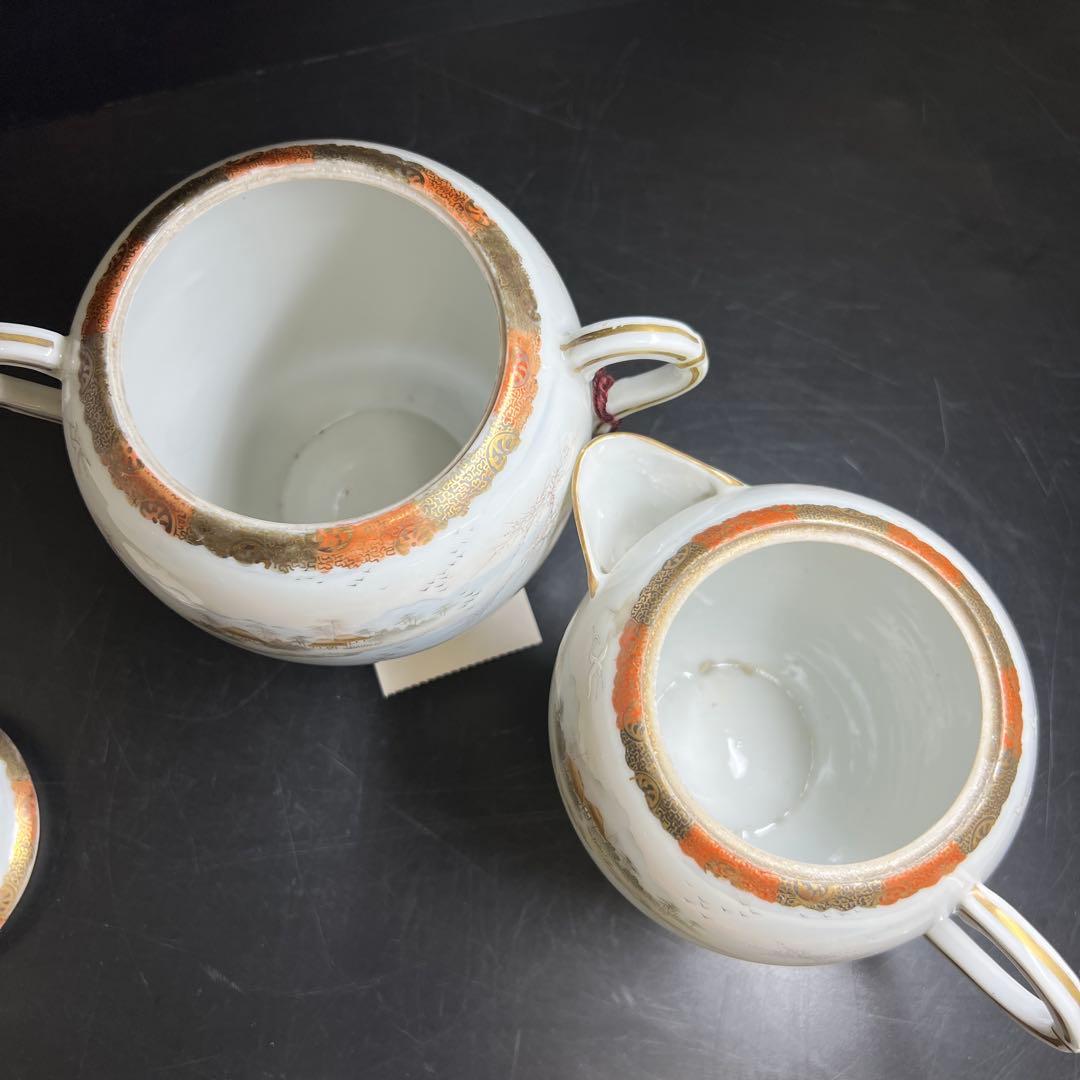 九谷焼　ティーセット　東Y8-0210②トコオ