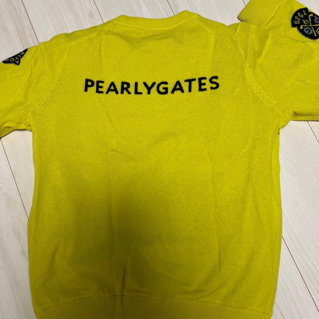 PEARLY GATES 黄緑　パーリーゲイツ　セーター サイズ5 カシミヤ