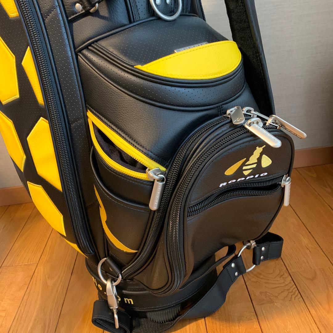 Roddio ロッディオ　ゴルフキャディバッグ 黒と黄色