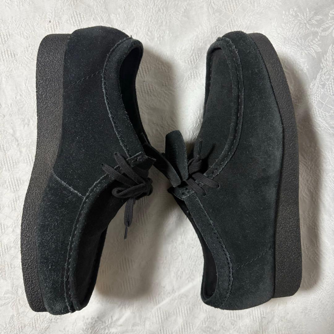 クラークス　ワラビーEVO　黒　27cm