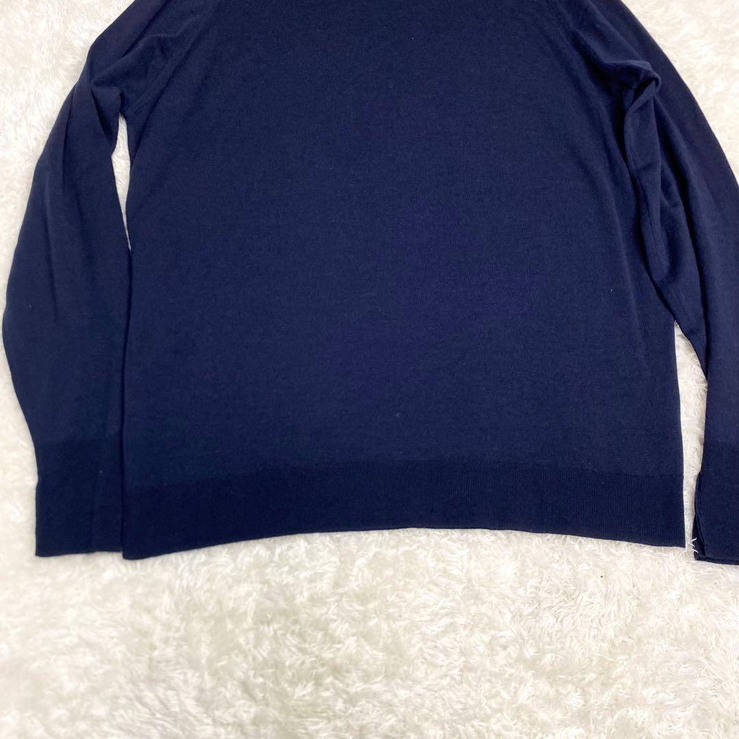 美品　希少XL 現行　ジョンスメドレー　ニット　タートルネック　メリノウール