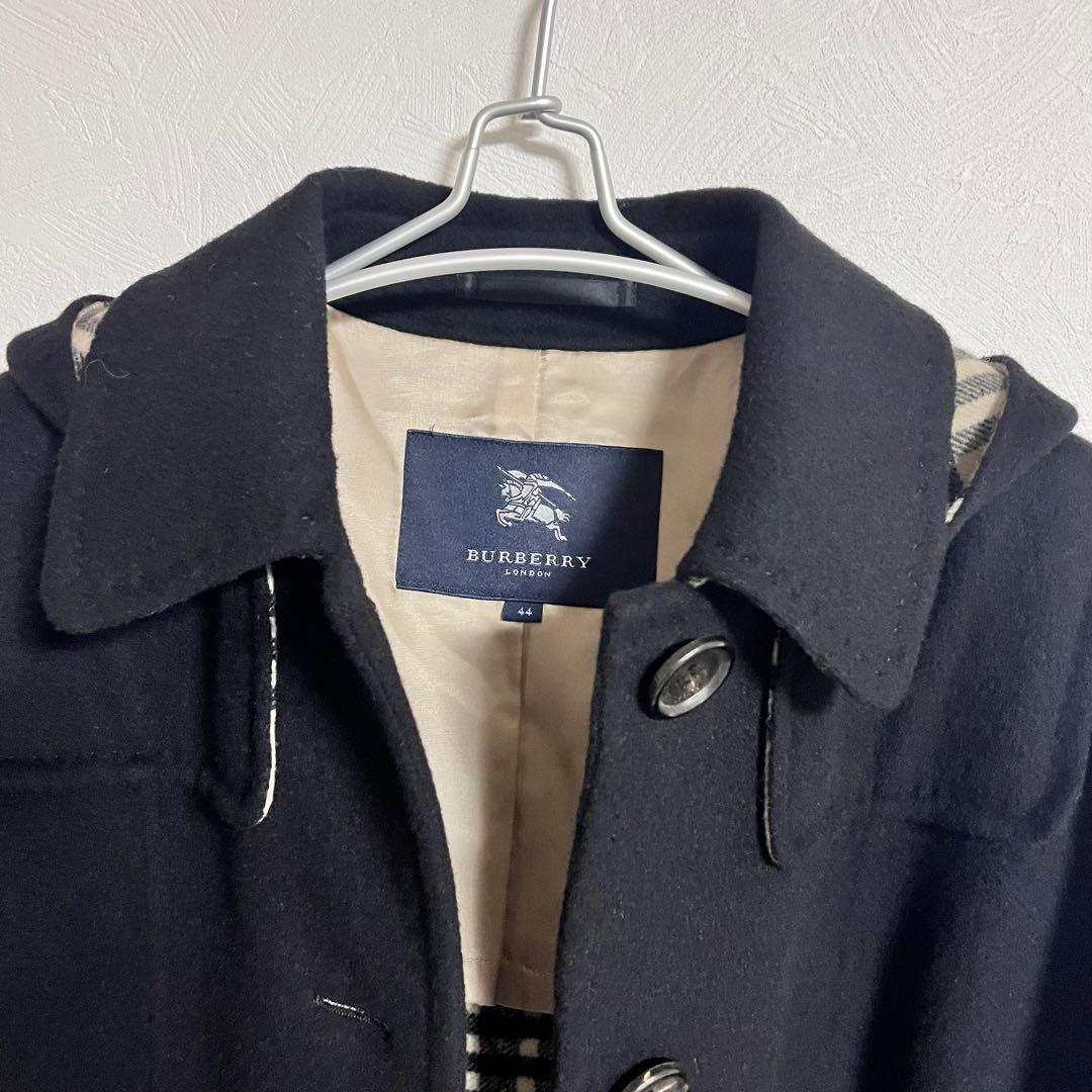 G.K.of.Qoo ✨BURBERRY ウールコート ブラック 44