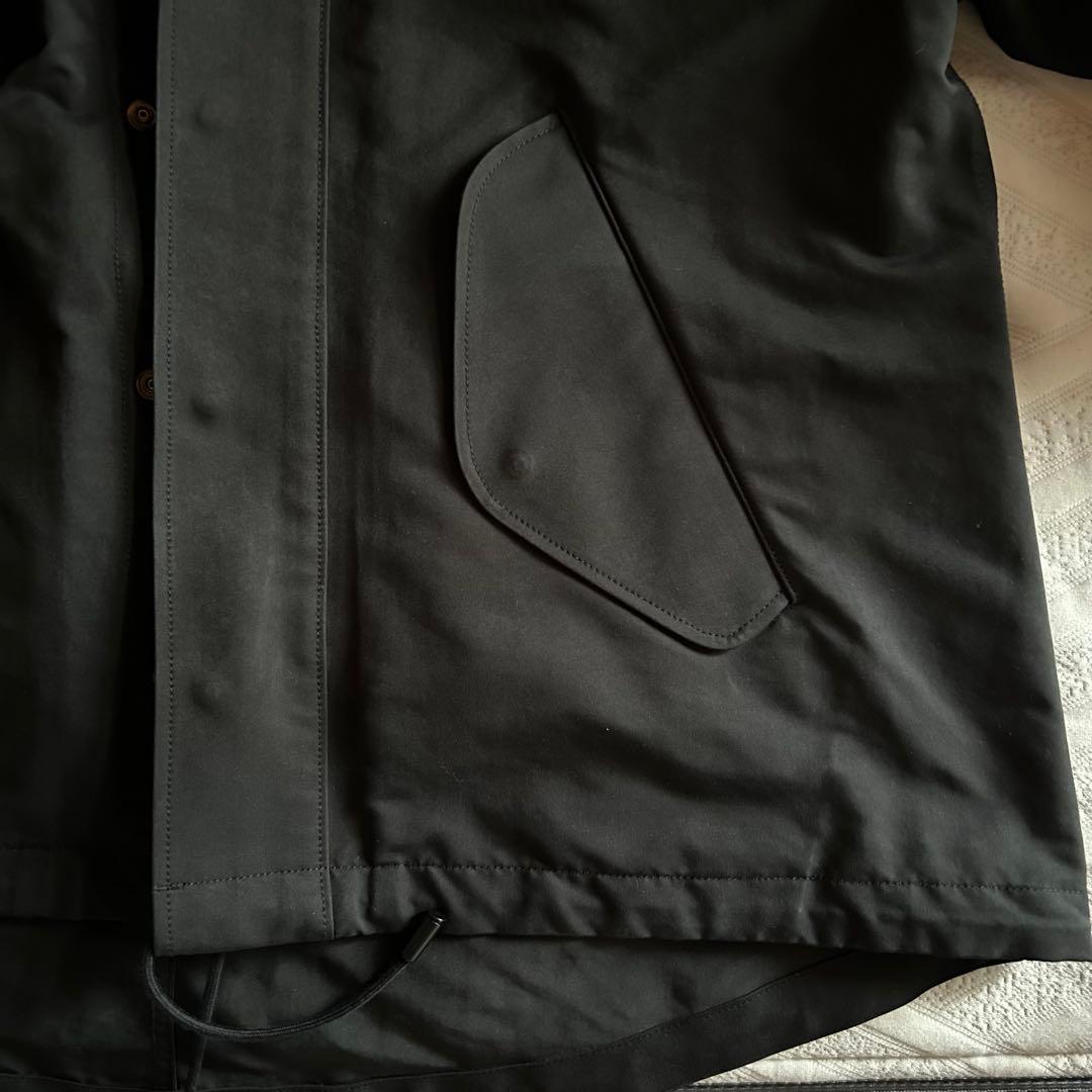 【美品】ザ・リラクス　ユナイテッドアローズ別注ドロップショルダーモッズコート34