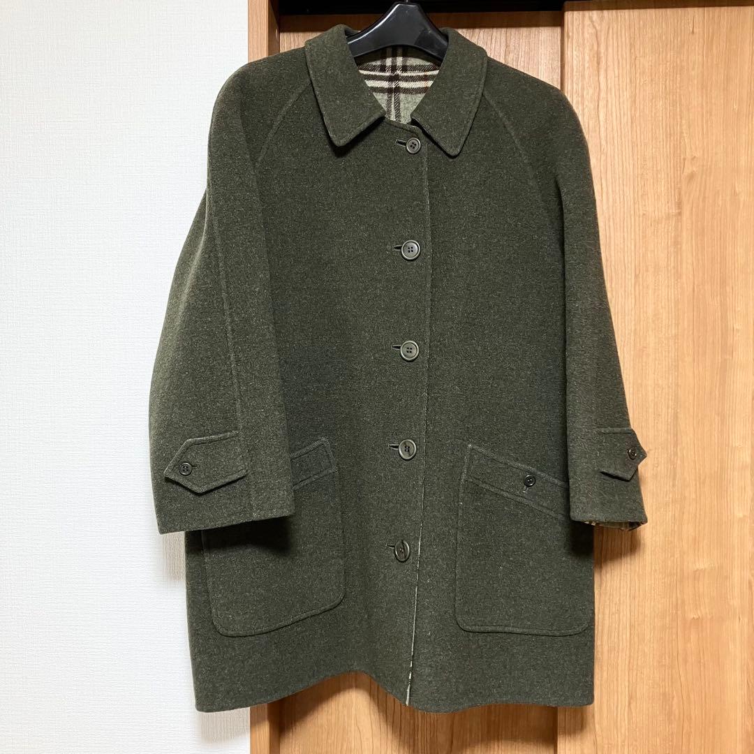 Burberrys バーバリー リバーシブル ウールコート グレー 11AB2