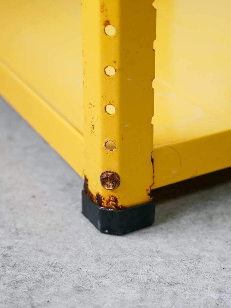 vintage メタル スチールラック 収納棚 レトロポップ インダストリアル