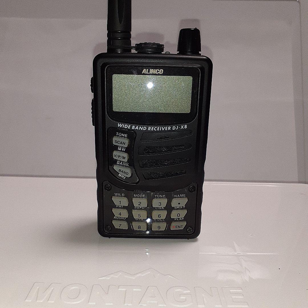 ALINCO DJ-X8 ワイドバンド受信機+別売アクセサリーセット超美品です！