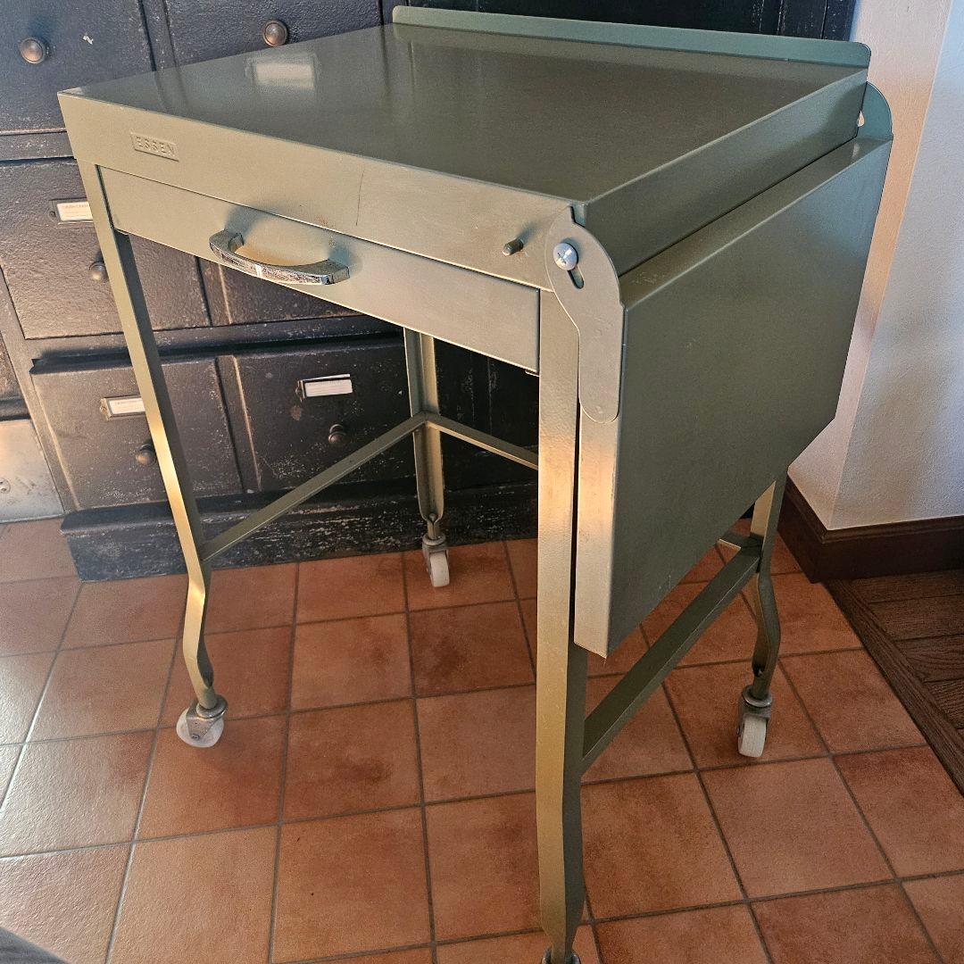 ESSEN バタフライデスク スチール ワゴン タイプライター アスプルンド