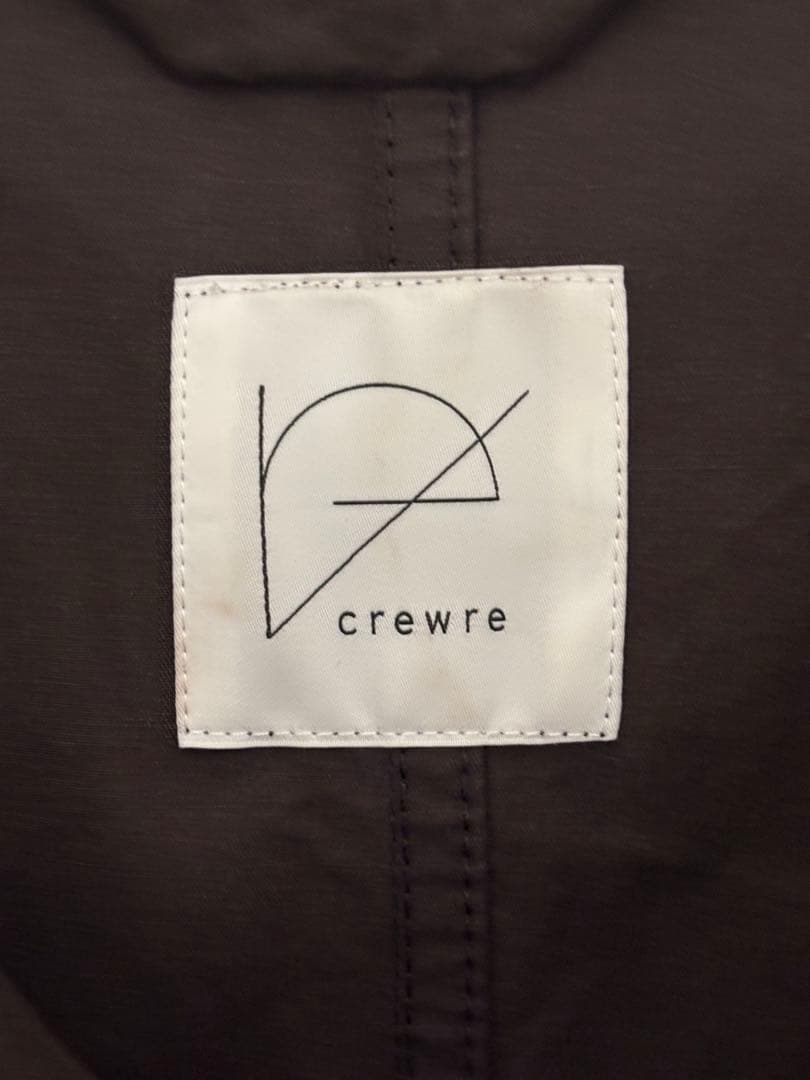 【よも様】crewre クルーレ ピーチスキンモッズコート　ダークブラウン