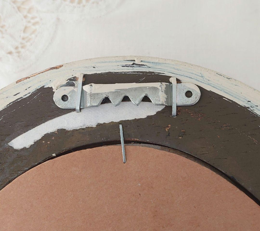 オバール型　フレーム飾り　薔薇ドライフラワー