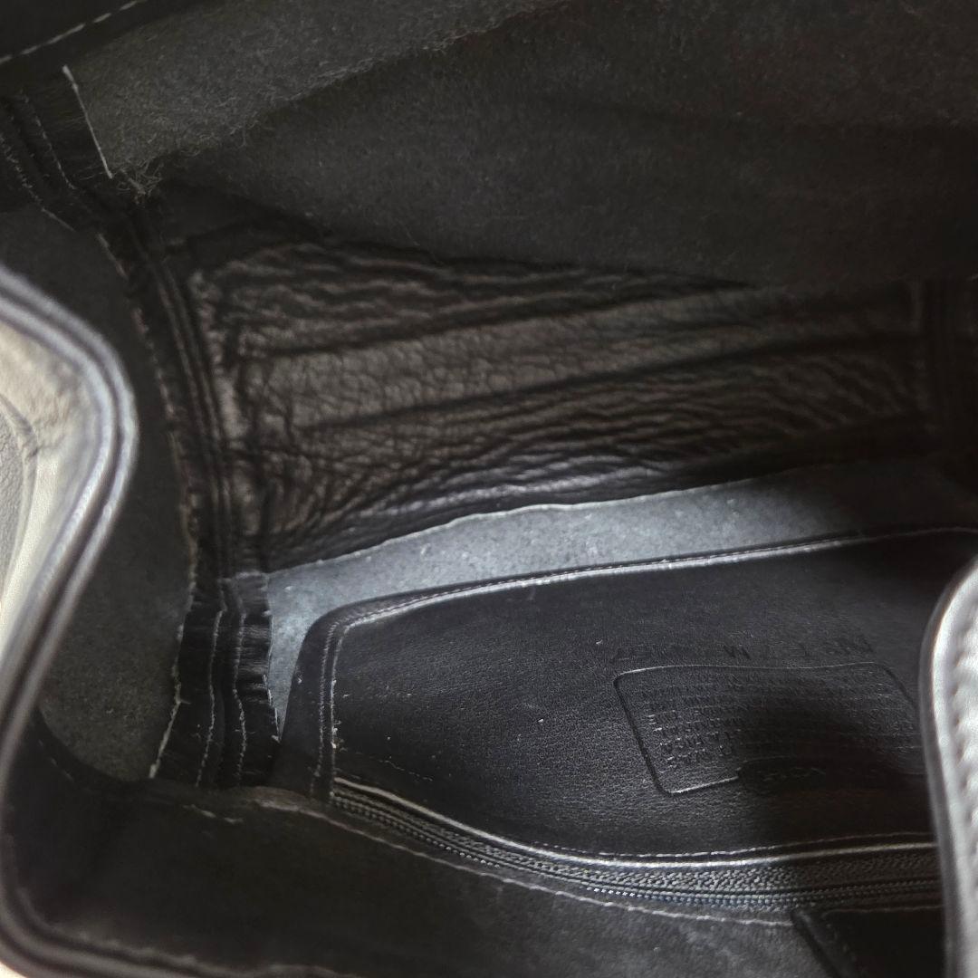 COACH オールドコーチ　ワンショルダーバッグ　トートバッグ　レザーブラック