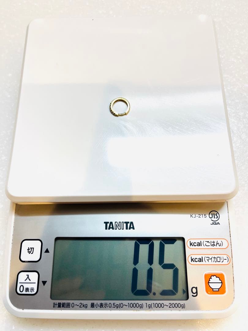 ⭐️お値下げ⭐️Take-up K14ダイヤモンドフープピアス日本製定価47300円