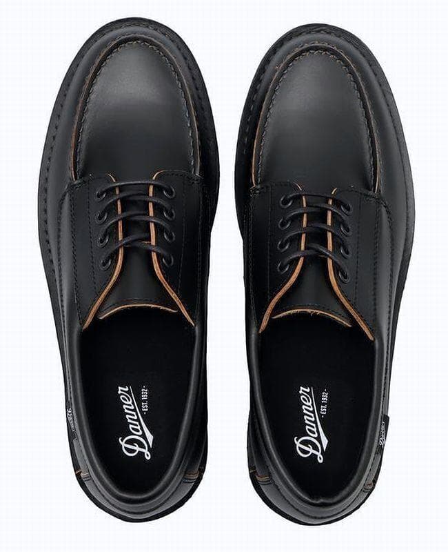 新品 ダナー ブローガン 茶芯 モカシン レザー シューズ 黒 25.5 ③