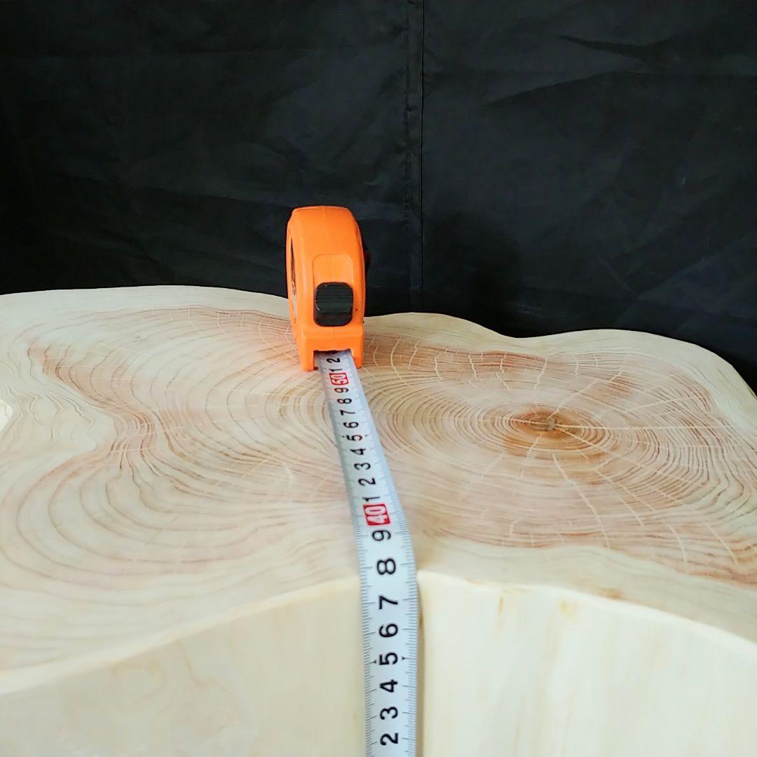 丸太スツール　丸太サイドテーブル　ヒノキ