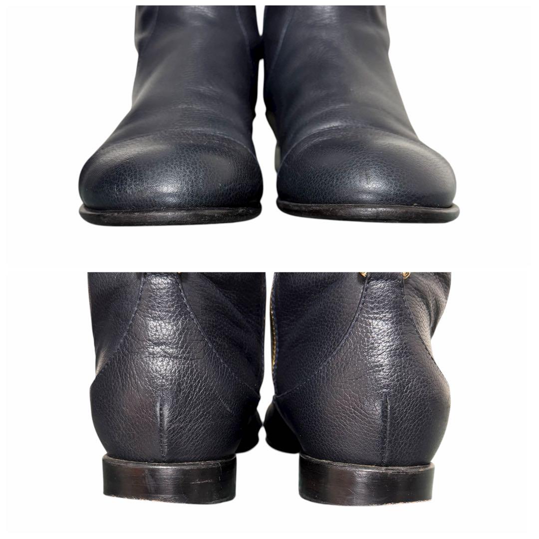 美品 LOUIS VUITTON アンプラント モノグラム レザー ロングブーツ