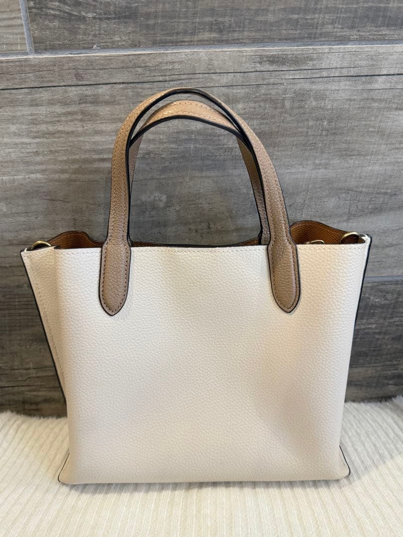 COACH ウィロウ トート 24 カラーブロック