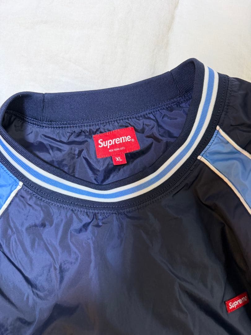 ジャケット・アウター SUPREME 19AW Piping Warm Up Pullover XL