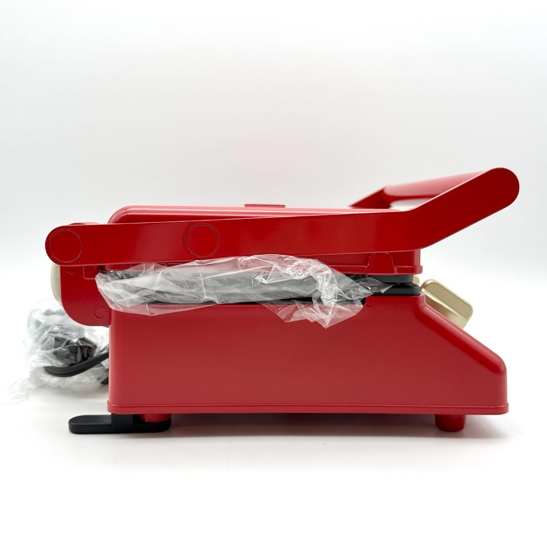 【新品・未使用】BRUNO グリルサンドメーカー ダブル BOE084 レッド