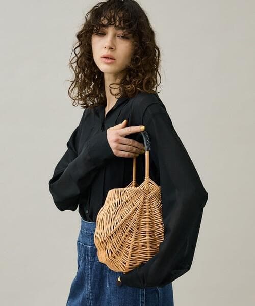 TSURU By MARIKO OIKAWA ツルバイマリコオイカワ かごバッグ