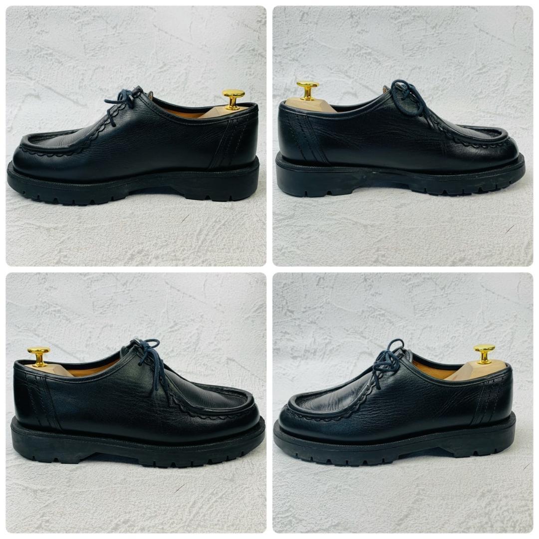 【美品】クレマン パドロール チロリアンシューズ モカシン 黒 40 革靴 軽量