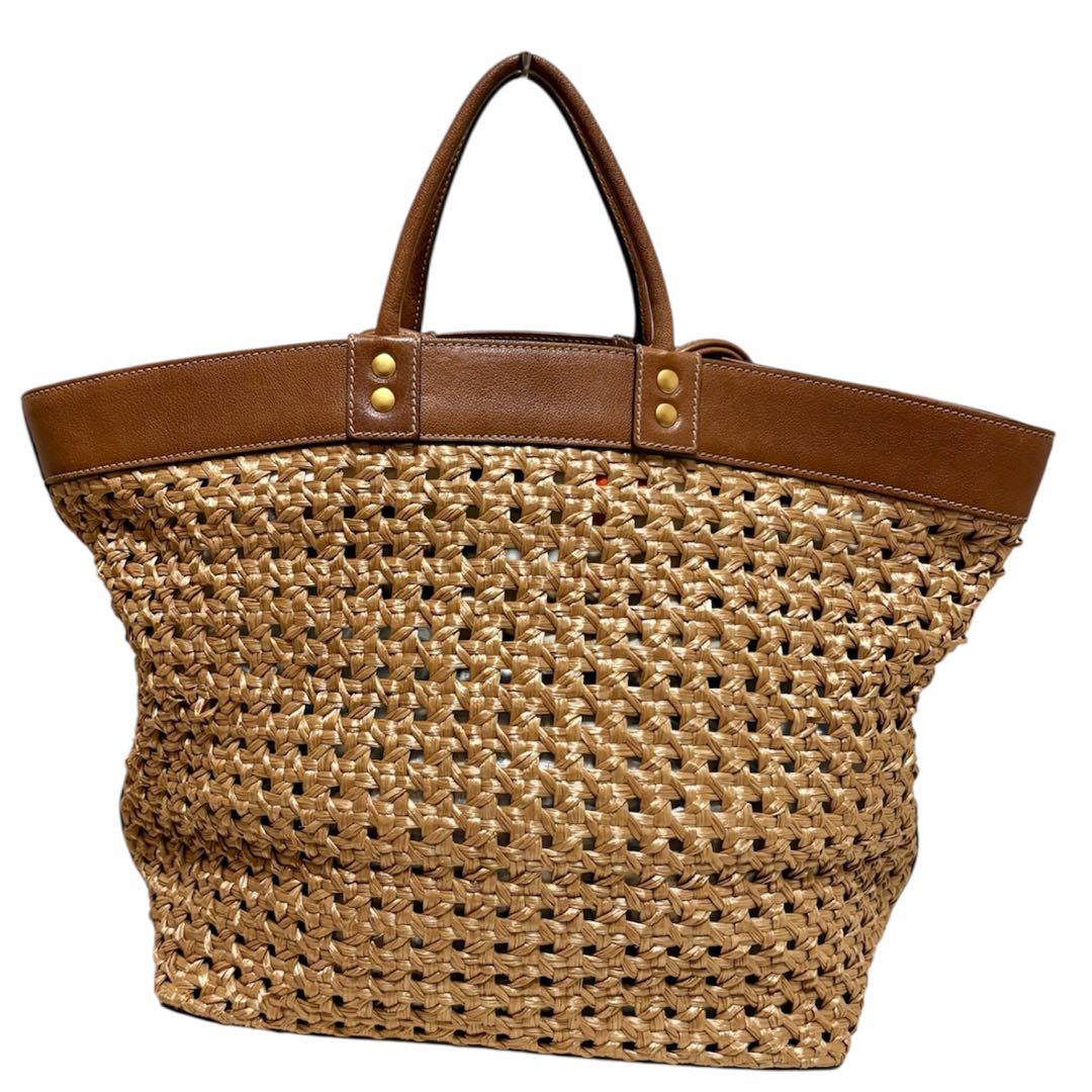 DOLCE＆GABBANA ドルチェアンドガッバーナ ラフィア かご トート