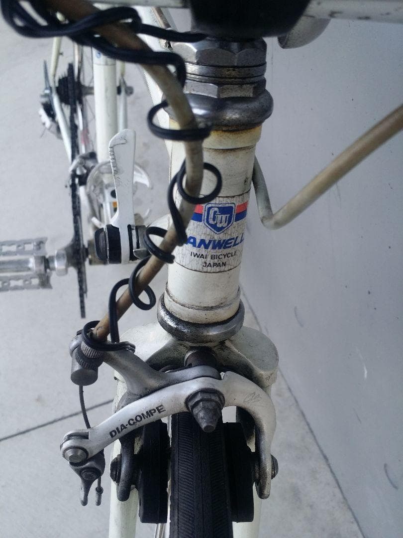 静岡直接引き取り　ガンウェル　TANGE900　クロモリ　ロードバイク 　中古品
