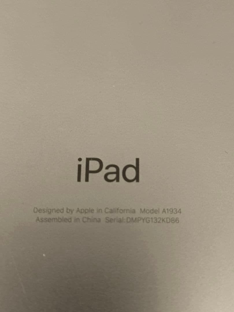 iPadPro11A1934ジャンク品アクティベーションロックバックライト不良