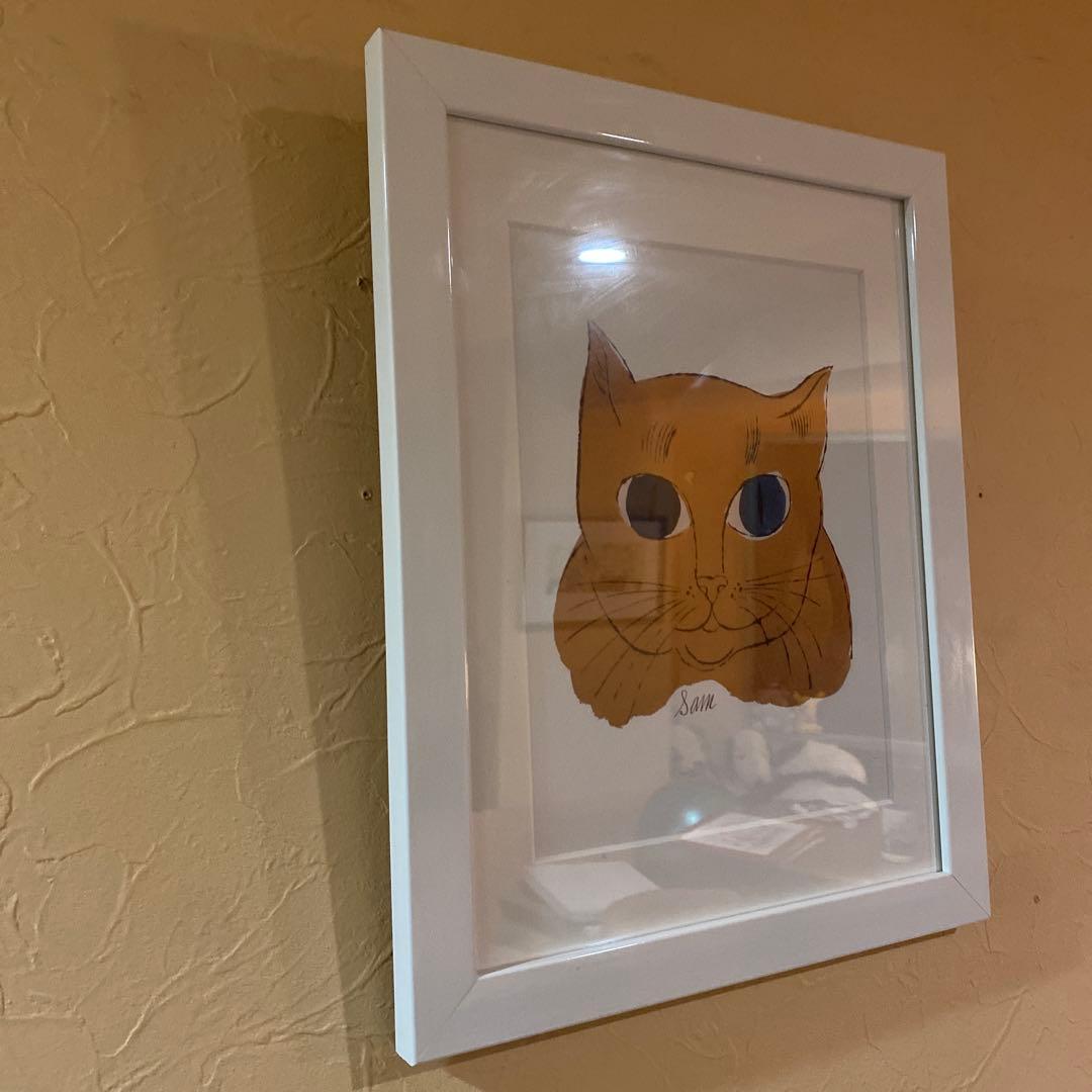アンディウォーホールライセンスプリント猫