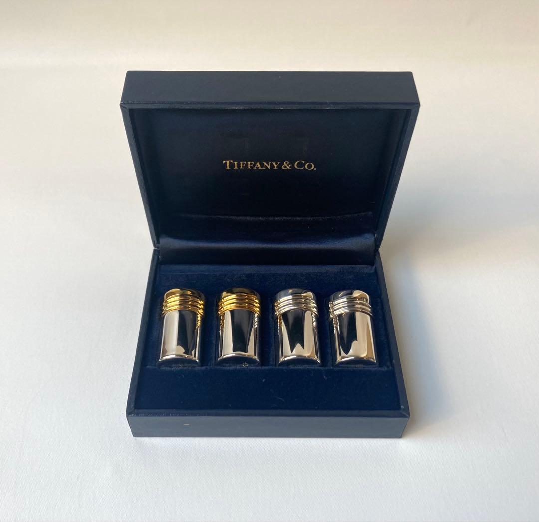 ティファニー　スパイスケース　調味料入れ　ソルト　シルバー　ゴールド　Ag925