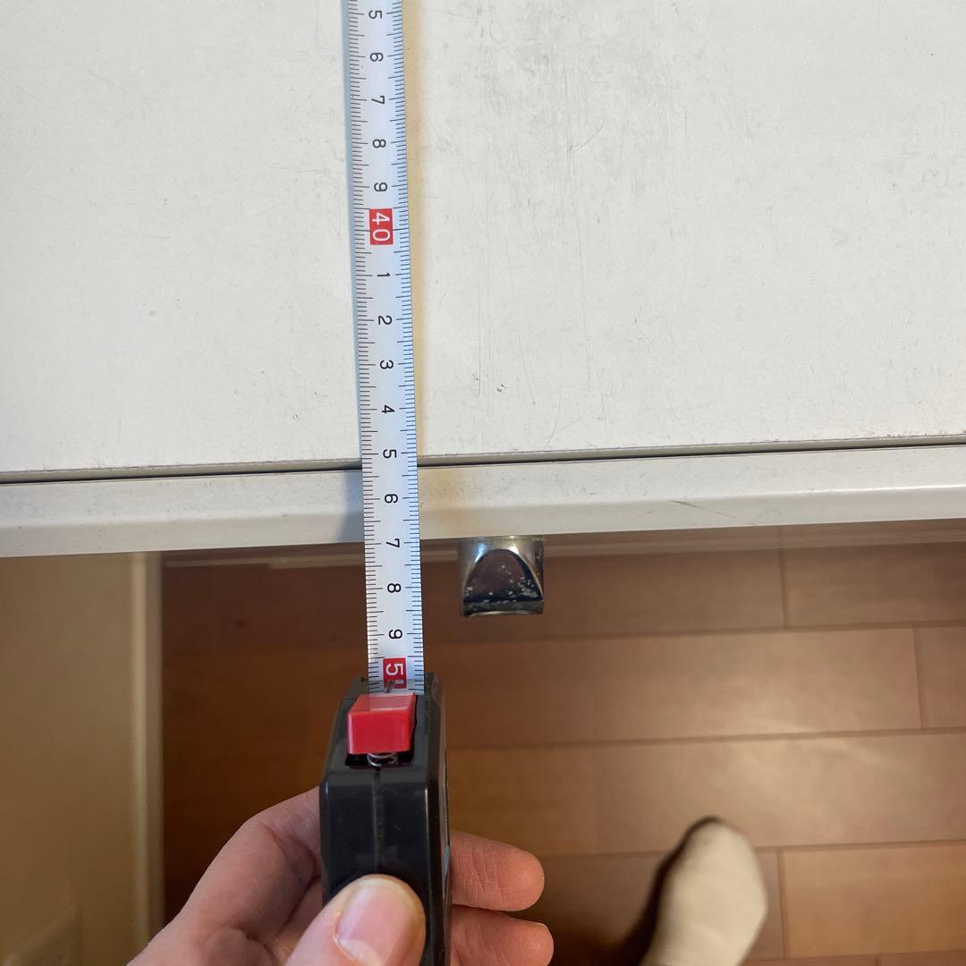 ホワイト木製チェスト 3段