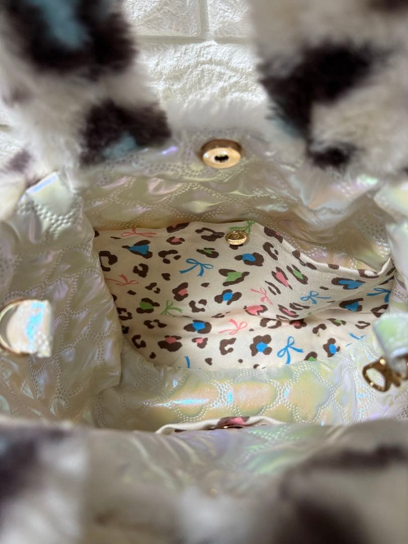 黒*こ様 コヤンイサムチョン　ハンドメイド　ファーバッグ　ハチワレねこちゃん　ヒ