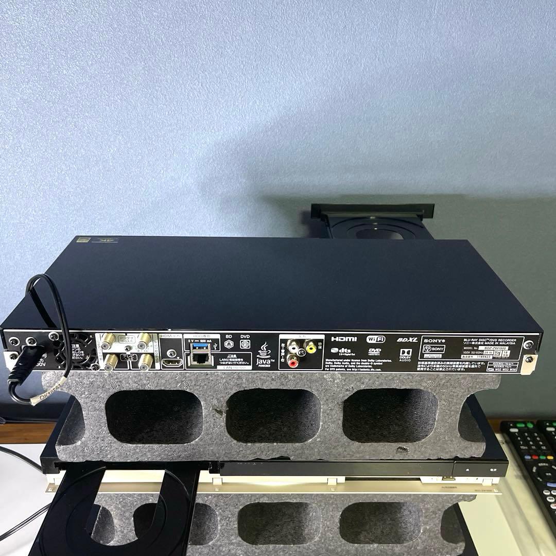 【ジャンク】ソニー SONY BDZ-ZW1500 ブルーレイレコーダー　3台