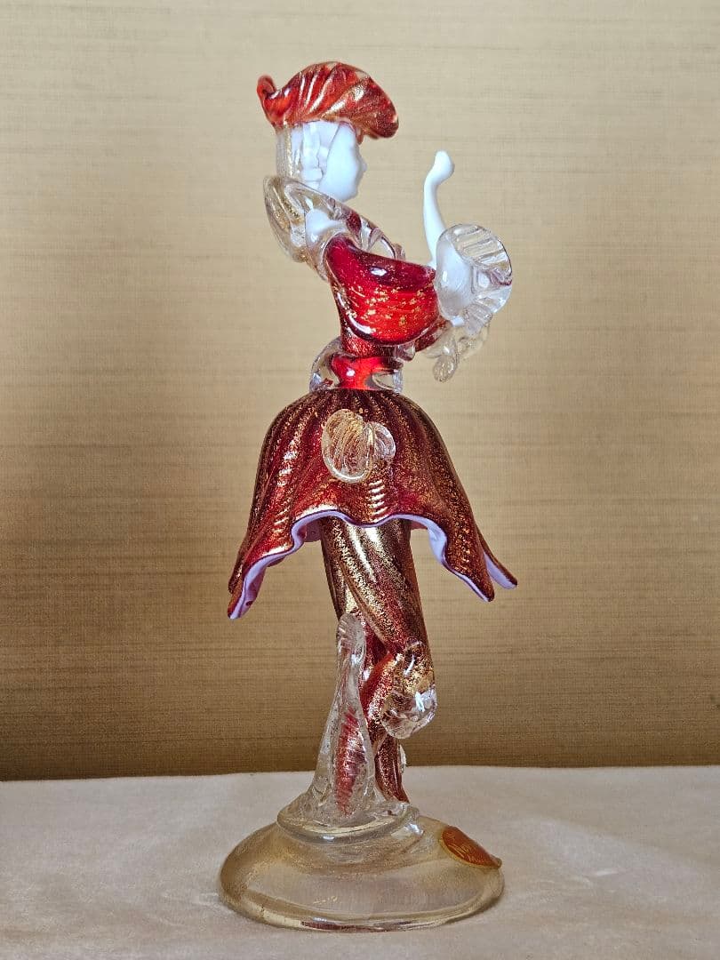 【希少・美品】ベネチアンガラス イタリアムラーノ　ヴェネチアン 人形