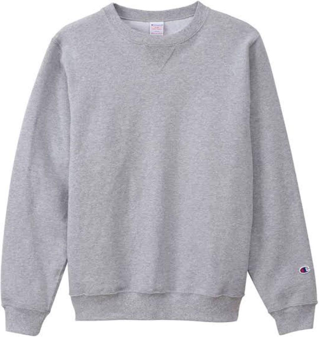 新品 チャンピオン USA製 9oz クルーネックスウェット グレー M