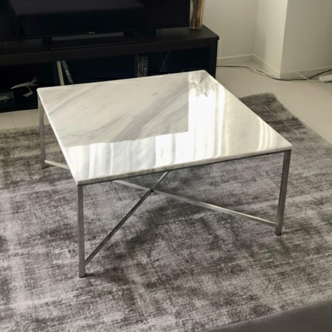 ‼️お値段変更しました‼️廃盤⭐️美品⭐️ACTUS⭐️天然大理石ローテーブル⭐️アクタス