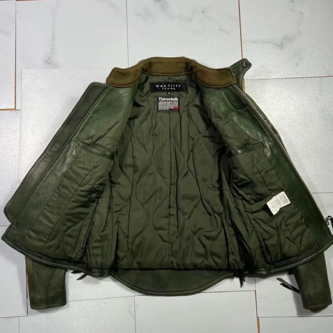 MAX FRITZ FEMME マックスフリッツ プロテクトレザージャケット