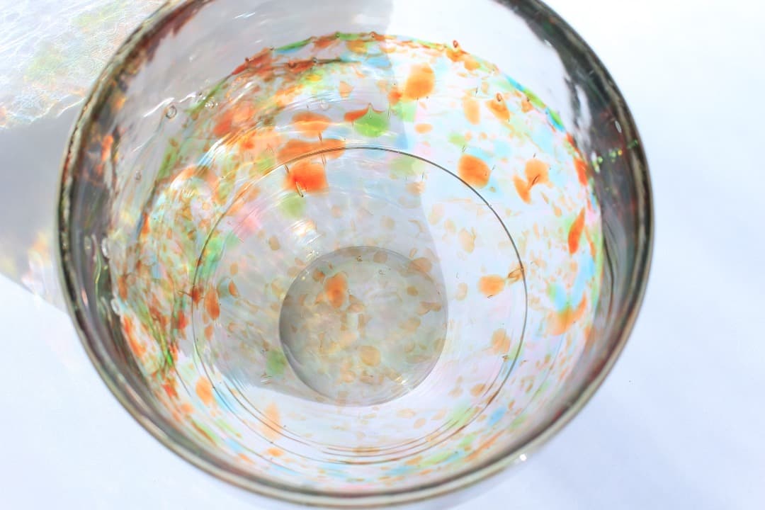 5521 Atolli ボウル　ヌータヤルヴィ　ガラス　Oiva Toikka