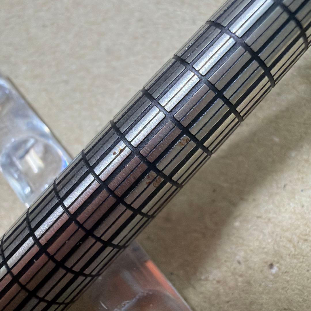 廃盤 パイロット Elite エリート 格子 万年筆 18K 750 M 蝕刻