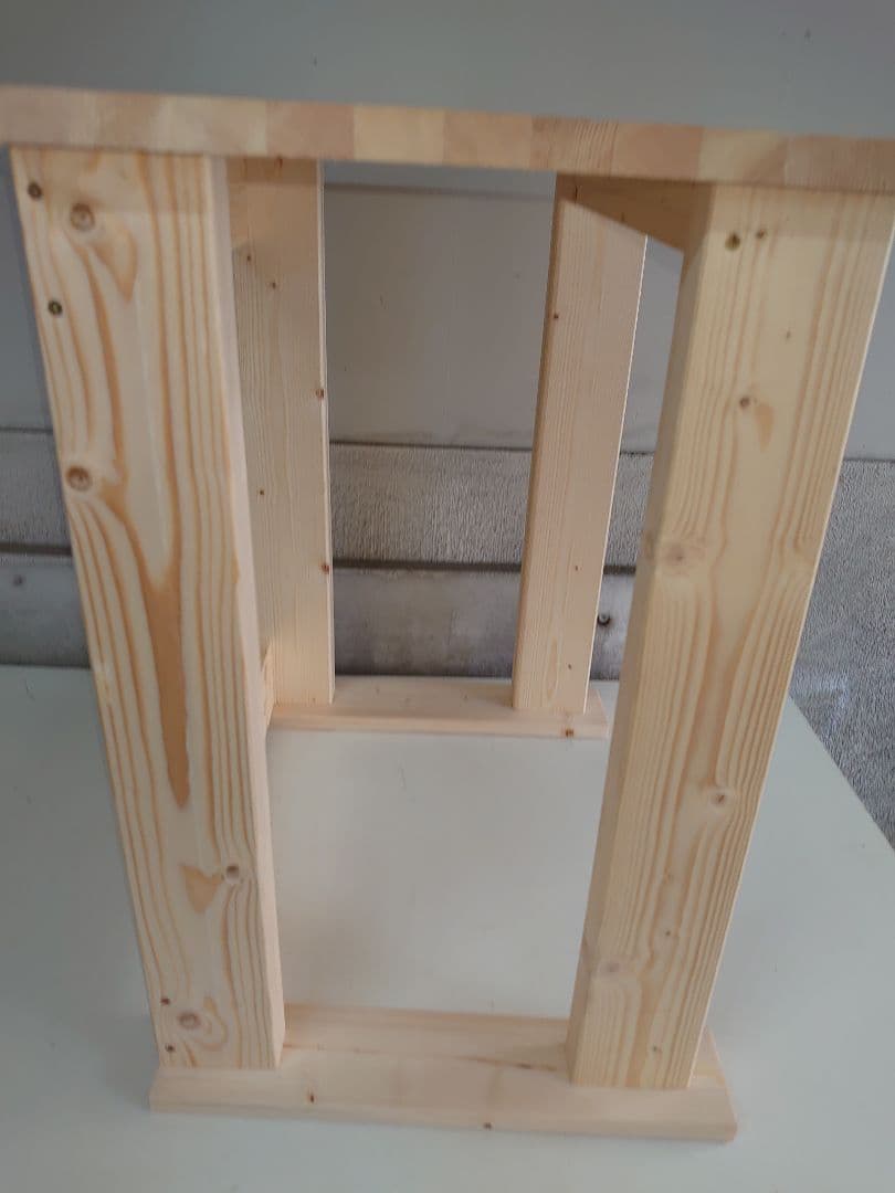 【完全オーダー仕様】新品のパイン集成材を使用したパチンコ実機1台を置く台②