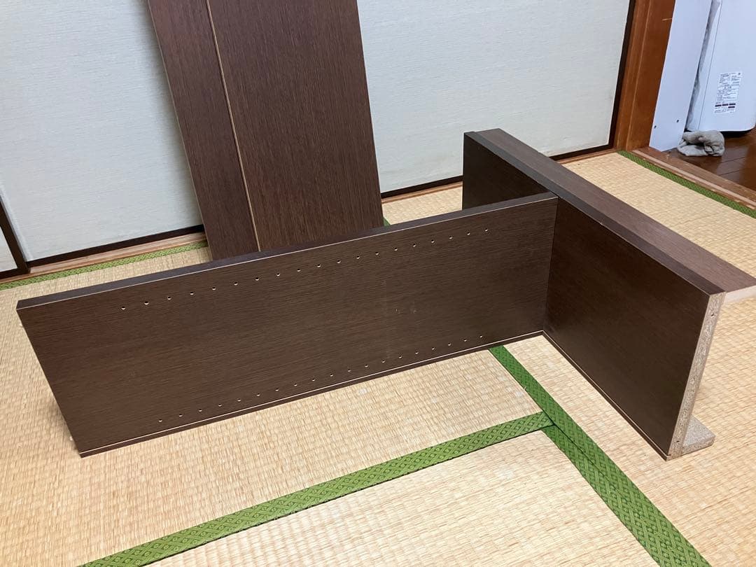 ブラウンの本棚 14棚収納