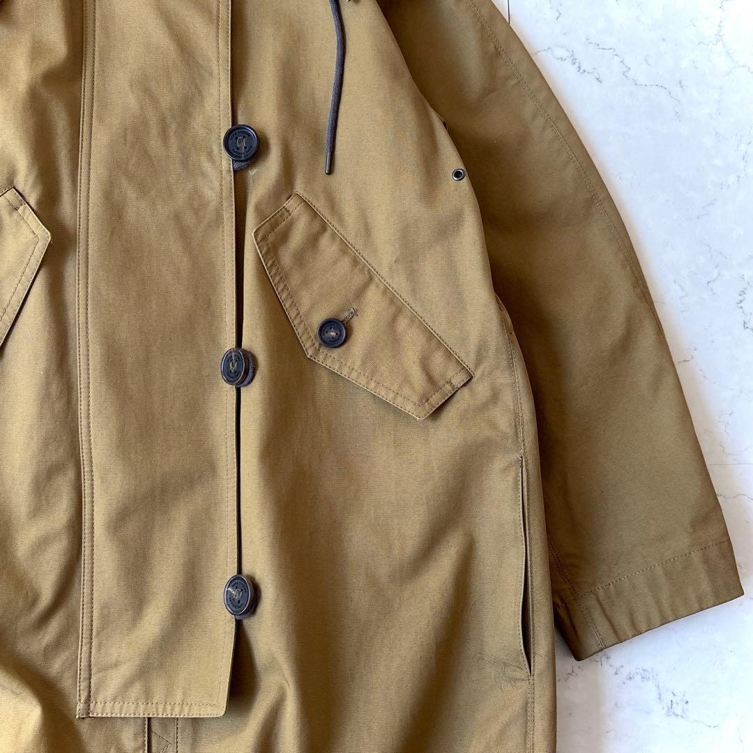 ソフィードール コットンギャバジン モッズコート ブラウン ハーフコート 茶色