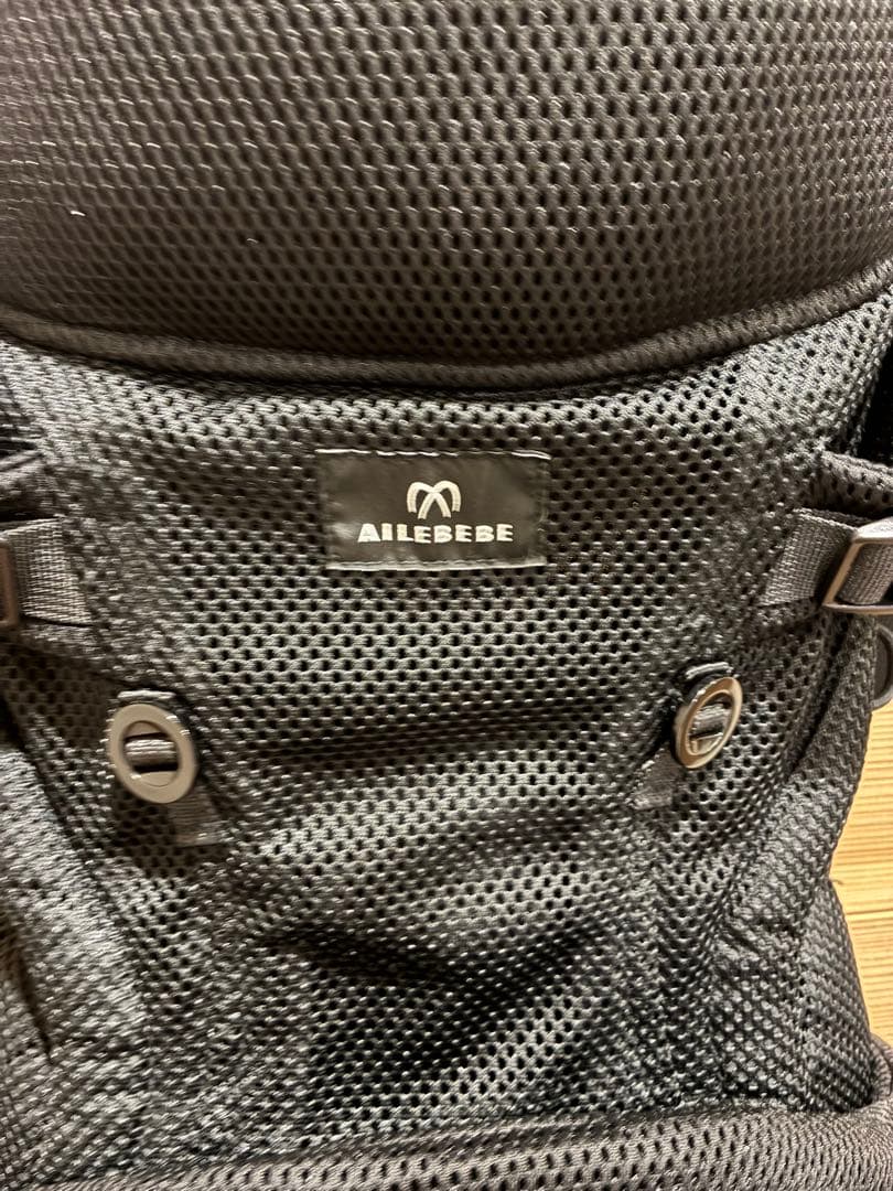AILEBEBE 抱っこ紐 ベビー キャリアスリー ブラック