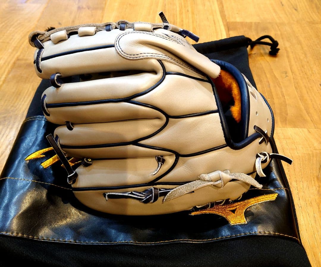 ミズノプロ オーダー 軟式 投手 グレー